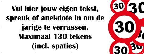 tekst op spandoek 30 jaar|(tip!) De 50 Beste 30 Jaar Spreuken [Van 2024]